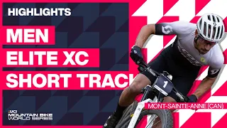 Mont-Sainte-Anne - Men Elite XCC Highlights | 2023 UCI Mountain Bike World Cup