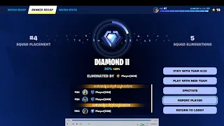 I FINALLY got diamond 2 in fortnite