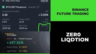 Binance Futures Trading ll Zero Liquidation Strategy ll #binancefutures