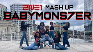 [KPOP IN PUBLIC ONE TAKE] ‘2ne1 Mash Up’ Choreography by LEEJUNG - BABYMONSTER | Dance Cover by IVIX