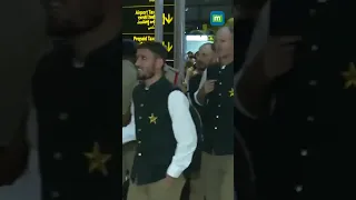 Pakistan team arrives in Hyderabad ahead of Cricket #worldcup #worldcup2023 #pakistan #cricket