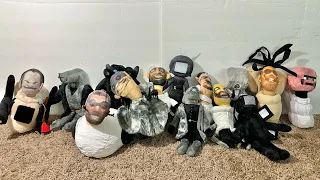 Lots Of New Skibidi Toilet Plushies Unboxing