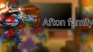 Countryhumans react to The Afton family English/Spanish/Portuguese