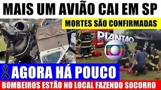 ELES M0RRERAM: AVIÃO CA1 em São Paulo AGORA HÁ POUCO e TR1STE notícia chega