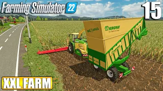 MAIZE SILAGE Harvest and LOAD with KRONE BiG X | The XXL FARM - #15 | Farming Simulator 22