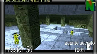 GoldenEye-007 (N64) Gameplay Walkthrough extra aztec Agente secreto mision 56 cheat 9:00 laser