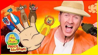 Finger Family Lion King Animals | Nursery Rhymes and Kids Songs | The Mik Maks