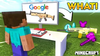 Minecraft But Anything I GOOGLE, I Get it...