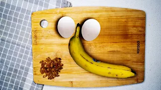 🍌 Banana Egg Cakes in 5 minutes/ NO OVEN / banana recipes