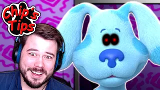 BLUE HAS AN EVIL COUSIN?! | Chip's Tips (Blue's Clues Horror Game)