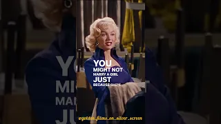 Marilyn Monroe as Lorelei Lee in Gentlemen Prefer Blondes #shorts