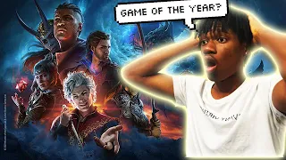 REACTING TO "GAME OF THE YEAR" BALDUR'S GATE 3!! (SPIDERMAN 2 ROBBED??)