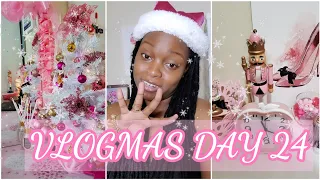 VLOGMAS DAY 24 | Beauty Room Tour | Room Decor | Pink Beauty Room 2022