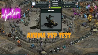 War Commander AKUMA PVP Test.