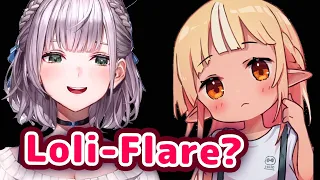 Noel's Reaction To Loli-Flare 【ENG Sub/Hololive】