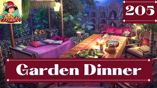 JUNE'S JOURNEY 205 | GARDEN DINNER (Hidden Object Game) *Mastered Scene*