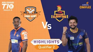 Morrisville Samp Army vs Deccan Gladiators | Qualifier 2 | Abu Dhabi T10 Season 6 | Colors Cineplex