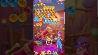 Bubble Witch 3 Saga Level 354 (First Look) To the Top