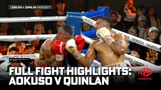 Paulo Aokuso v Renold Quinlan Full Fight Highlights | Main Event | Fox Sports Australia | Boxing