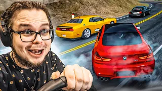 УЕХАЛИ В СОЧИ И УСТРОИЛИ ПАРНЫЙ ДРИФТ В ГОРАХ НА BMW M4 & BMW M6! (Asseto Corsa)