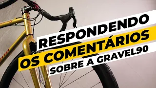 Os comentários sobre a Gravel 90, nossa Monster Gravel feita de uma MTB antiga. Pedaleria