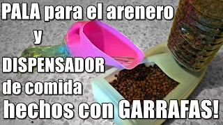 2 Ideas para reciclar GARRAFAS: DISPENSADOR Y PALA | Peter Golop