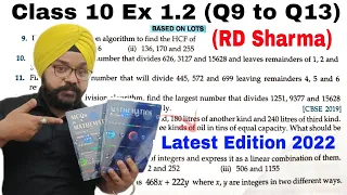 RD Sharma Class 10 Solutions Chapter 1 Real Numbers Ex 1.2 Q9 to Q13 From Latest Edition Book 2022