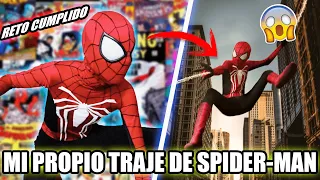 HICE MI PROPIO TRAJE DE SPIDER-MAN DESDE CERO! / RETO DE CARLOS TE - IVANSPIDEY