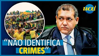 Nunes Marques diz não identificar crimes contra democracia em 8/1