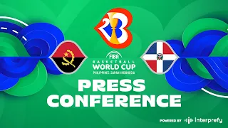 Angola v Dominican Republic - Press Conference | FIBA Basketball World Cup 2023