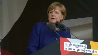 Bundestagswahl: Merkel in Gelnhausen