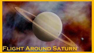 Saturn Planetary Fly Around, 1080P HD Blender Animation