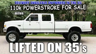 Lifted OBS Powerstroke For Sale: 1996 Ford F-350 on 35s With Only 110k Miles