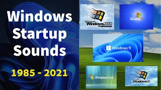 Evolution of Windows Startup Sounds (1985 - 2021) | Windows 11 Startup Sound