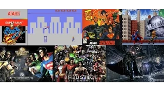 The Evolution of Video Games of DC Superheroes (1978-2015) / Evolução dos game de super-heróis da DC