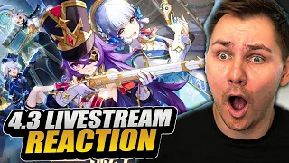 4.3 LIVESTREAM REACTION (CRAZY UPDATE) | Genshin Impact