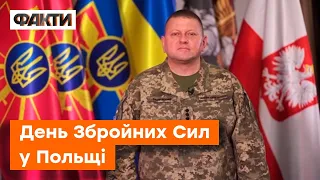 🤍❤️Знову разом протистоїмо спільному ворогу: Залужний привітав поляків із Днем Збройних Сил