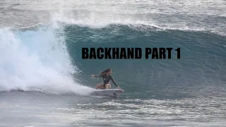 Backhand Surfing Techniques - How To Get Fins Out, Get Vertical, Prevent Bogs, Add Power