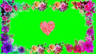 Rose Green Screen Effect Background   video