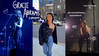 GOOD RIDDANCE TOUR! gracie abrams vip soundcheck + concert vlog | Mia Rits