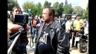 3.08.2013 Байкеры в Сергиевом Посаде (сбор подписей+комментарии)