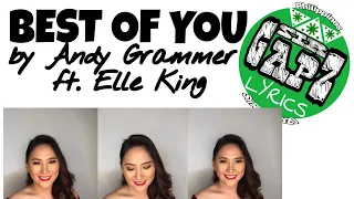 Andy Grammer Ft. Elle King | BEST OF YOU | Unofficial Lyric Video