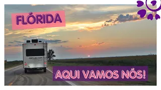 PRIMEIRA NOITE E JANTA NO MOTORHOME - ESTAMOS MUDANDO PARA A FLÓRIDA - FLÁVIA CALINA