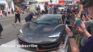 $2 5Million Lamborghini Centenario CAUSES CHAOS in London!  original sound