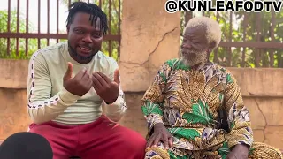 KUNLEAFOD CAME TO ASK BABA PETER FATOMILA IF TRULY THE BABALAWOS ARE ANGRY WITH HIM