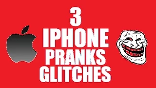 3 iPhone PRANKS/GLITCHES To PISS OFF Your Friends