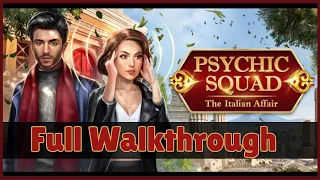 AE Mysteries: Psychic Squad The Italian Affair FULL Walkthrough [HaikuGames]