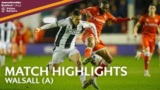 MATCH HIGHLIGHTS: Walsall v Bradford City