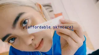 trying out affordable skincare less than P200
