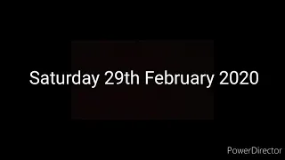 Saturday 29th February 2020 Leap Year 2020